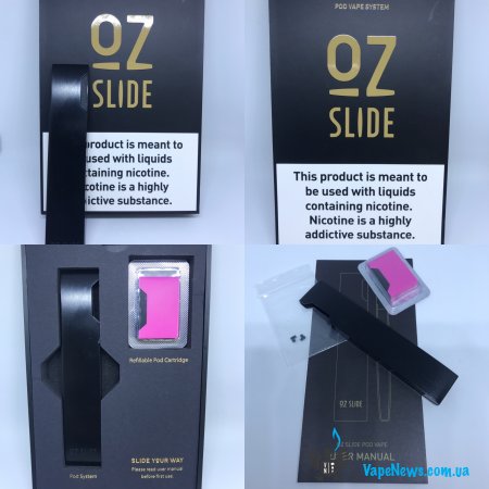 Обзор OZ Slide Side-Sliding Pod Kit 300mAh